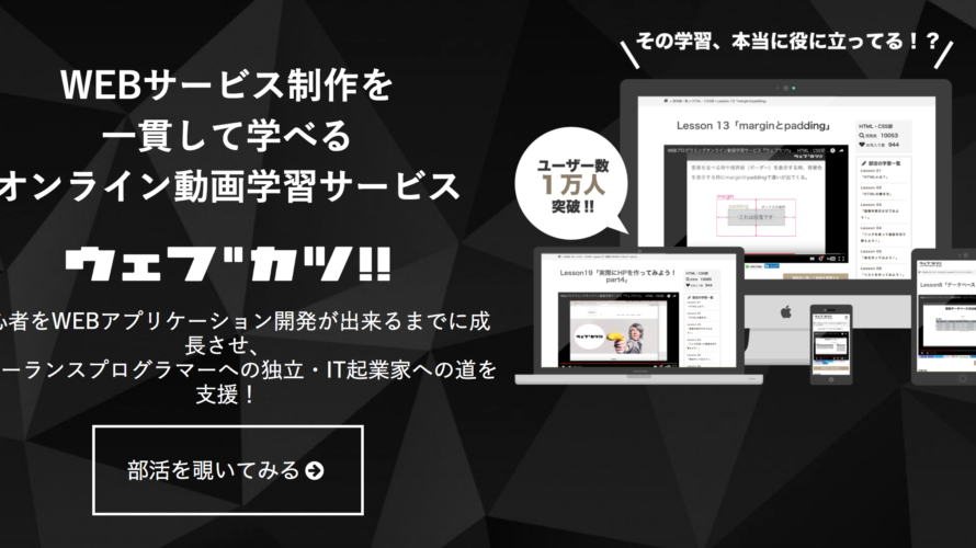 ウェブカツの評判は?ウェブカツに入会してプログラミングを学んでみた
